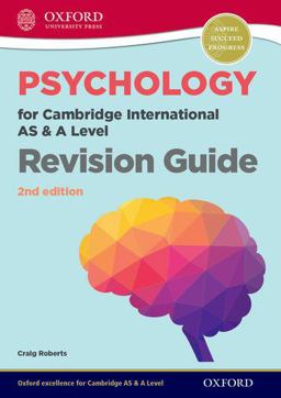 Psychology for Cambridge International As and a Level Revision Guide 2nd 9780198366799 Front Cover