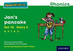 Read Write Inc. Phonics: Green Set 1A Storybook 2 Jan's Pancake