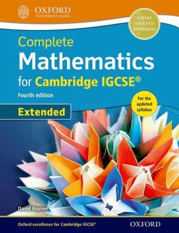 Complete Mathematics for Cambridge IGCSERG Student Book (Extended)