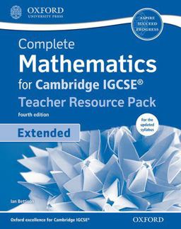 Complete Mathematics for Cambridge IGCSERG Teacher Resource Pack and CD (Extended)