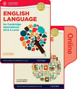 English Language for Cambridge International AS and a Level Student Book and Token Online Book