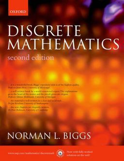 Discrete Mathematics 2nd 9780198507178 Front Cover