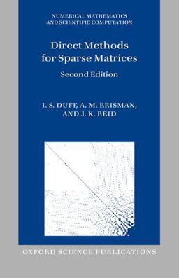 Direct Methods for Sparse Matrices 2nd 9780198508380 Front Cover
