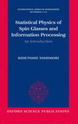 Statistical Physics of Spin Glasses and Information Processing An Introduction  9780198509417 Front Cover