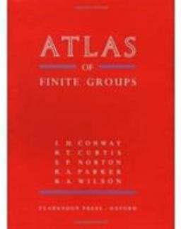 Atlas of Finite Groups Maximal Subgroups and Ordinary Characters for Simple Groups  9780198531999 Front Cover