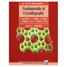 Fundamentals of Crystallography  9780198555780 Front Cover
