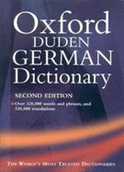 Oxford-Duden German Dictionary 2nd 9780198602484 Front Cover