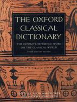 Oxford Classical Dictionary 3rd 9780198606413 Front Cover
