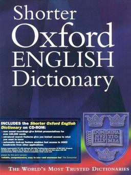 Shorter Oxford English Dictionary