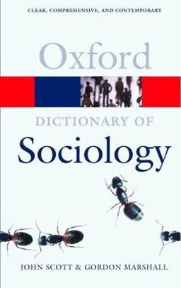 Dictionary of Sociology 3rd 9780198609872 Front Cover