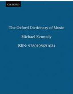 Oxford Dictionary of Music 2nd 9780198691624 Front Cover