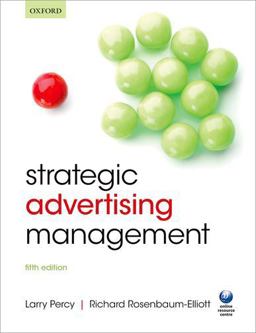 Strategic Advertising Management 5th 9780198703655 Front Cover