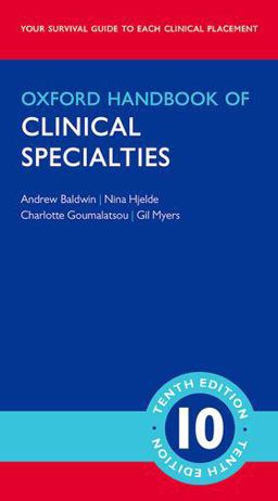 Oxford Handbook of Clinical Specialties: 10th 9780198719021 Front Cover