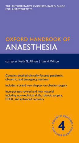 Oxford Handbook of Anaesthesia 4th 9780198719410 Front Cover
