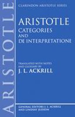 Categories and de Interpretatione  9780198720867 Front Cover