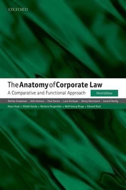 The Anatomy of Corporate Law: A Comparative and Functional Approach  9780198724315 Front Cover