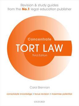 Tort Law Concentrate Law Revision and Study Guide 3rd 9780198729693 Front Cover