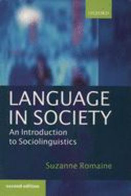 Language in Society An Introduction to Sociolinguistics 2nd 9780198731924 Front Cover