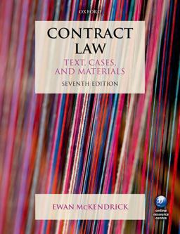Contract Law Text, Cases and Materials 7th 9780198748397 Front Cover