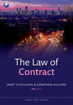 Law of Contract 7th 9780198748816 Front Cover
