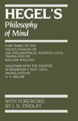 Hegel: Philosophy of Mind  9780198750147 Front Cover