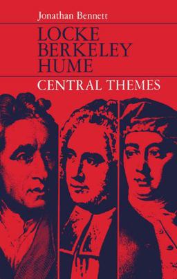Locke, Berkeley, Hume Central Themes  9780198750161 Front Cover