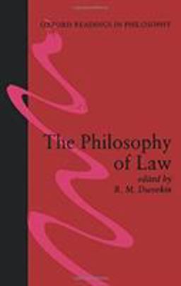 Philosophy of Law  9780198750222 Front Cover