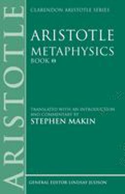 Aristotle: Metaphysics Theta Translated with an Introduction and Commentary  9780198751083 Front Cover