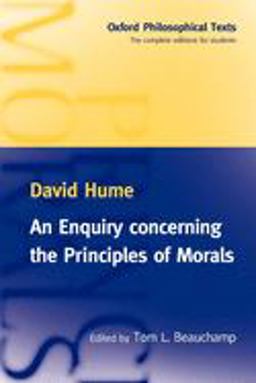 Enquiry Concerning the Principles of Morals  9780198751847 Front Cover