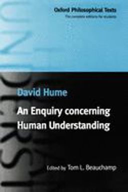 Enquiry Concerning Human Understanding  9780198752486 Front Cover