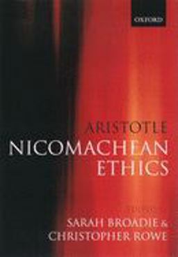 Nicomachean Ethics  9780198752714 Front Cover