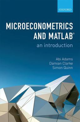 Microeconometrics and MATLAB: an Introduction  9780198754503 Front Cover