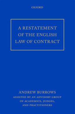 A Restatement of the English Law of Contract