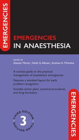 Emergencies in Anaesthesia 3e 3rd 9780198758143 Front Cover