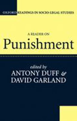 Reader on Punishment  9780198763536 Front Cover