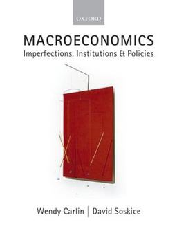 Macroeconomics Imperfections, Institutions and Policies  9780198776222 Front Cover