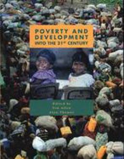 Poverty and Development Into the 21st Century 2nd 9780198776260 Front Cover