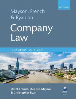 Mayson, French and Ryan on Company Law