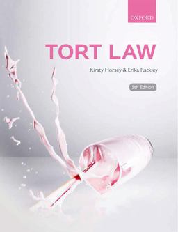 Tort Law:  9780198785286 Front Cover
