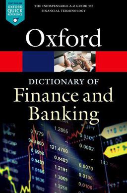 Dictionary of Finance and Banking 6th 9780198789741 Front Cover