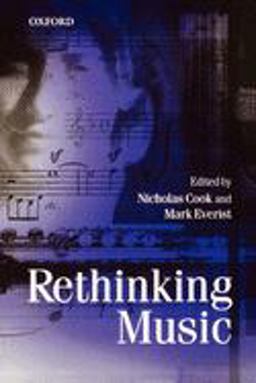 Rethinking Music  9780198790044 Front Cover