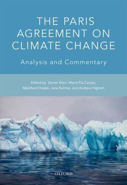 Paris Agreement on Climate Change Analysis and Commentary  9780198803768 Front Cover