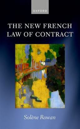 New French Law of Contract  9780198810872 Front Cover