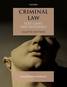 Criminal Law Text, Cases, and Materials 8th 9780198811817 Front Cover