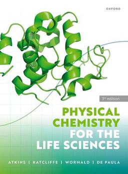     PHYSICAL CHEMISTRY F/LIFE SCIENCES  9780198830108 Front Cover