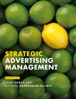 Strategic Advertising Management 6th 9780198835615 Front Cover