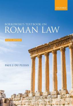 Borkowski's Textbook on Roman Law 6th 9780198848011 Front Cover