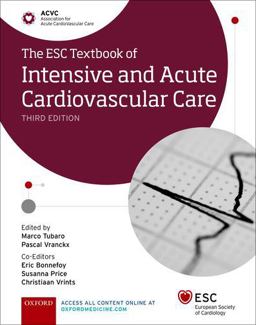 ESC Textbook of Intensive and Acute Cardiovascular Care 3rd 9780198849346 Front Cover