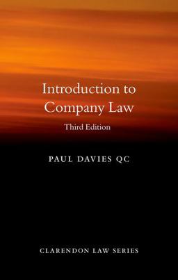 Introduction to Company Law 3rd 9780198854913 Front Cover
