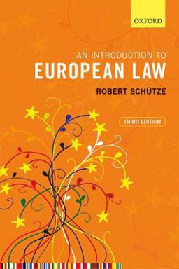 Introduction to European Law 3rd 9780198858942 Front Cover